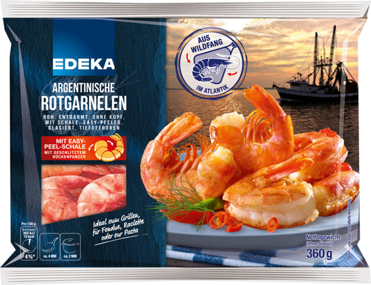 EDEKA Argentinische Rotgarnelen 360g