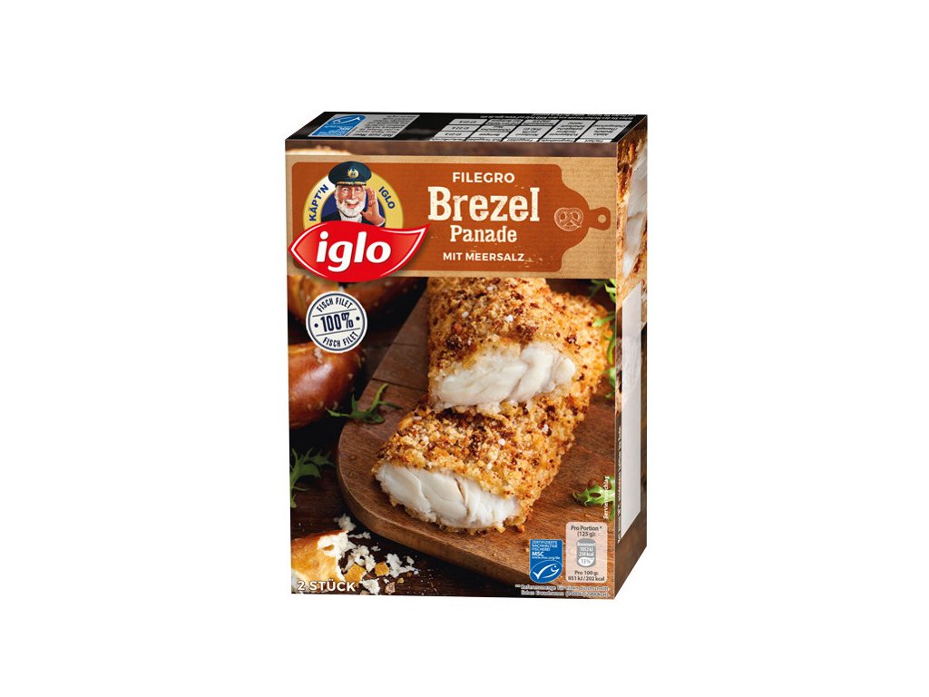 MSC Iglo Filegro Brezel Panade mit Meersalz 250g