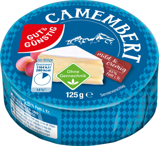 GUT&GÜNSTIG Camembert 45% 125g VLOG