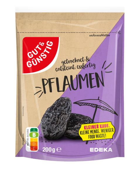 GUT&GÜNSTIG Trockenpflaumen 200g