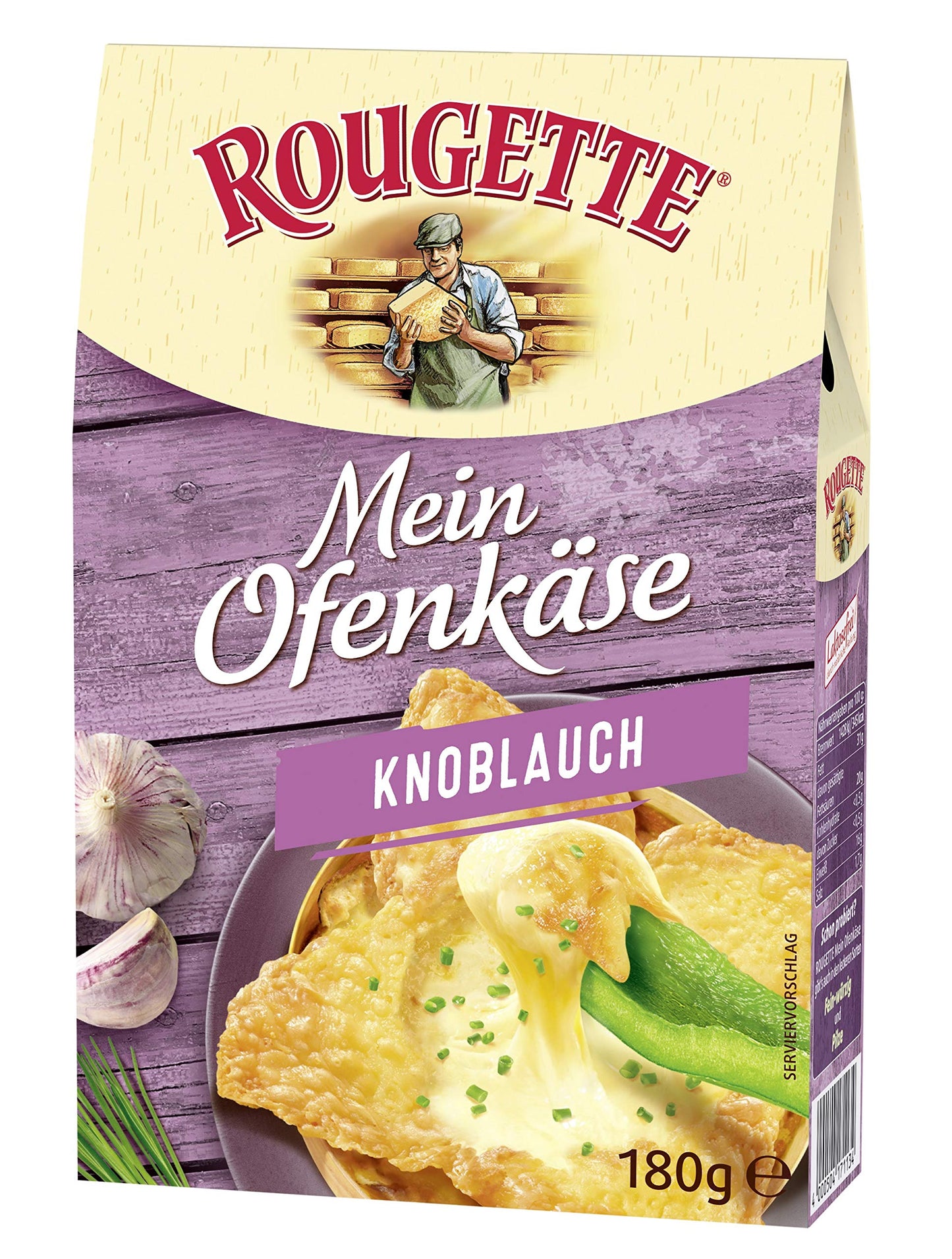 Rougette Mein Ofenkäse Knoblauch Doppelrahmstufe 180g