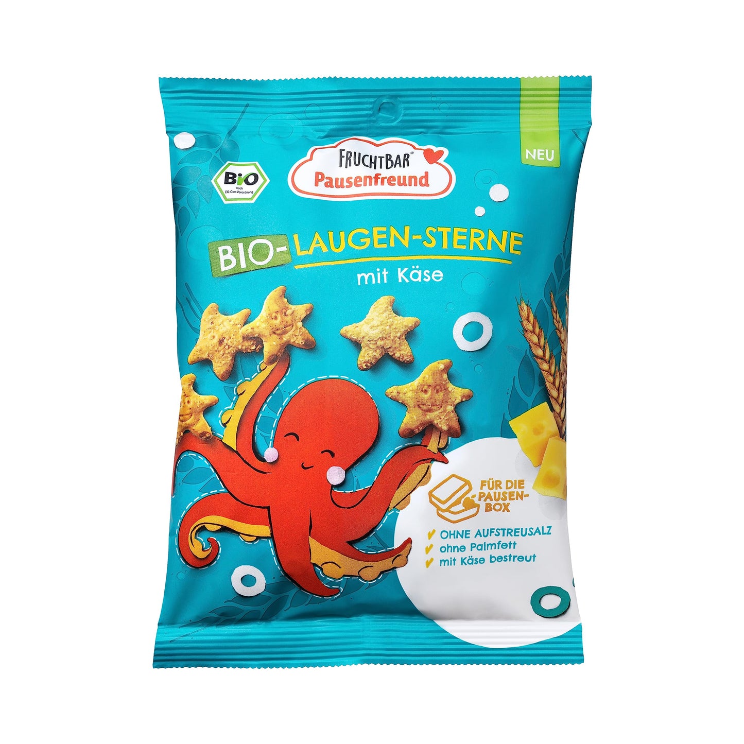 Bio Fruchtbar Laugen-Sterne mit Käse 70g