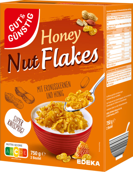 GUT&GÜNSTIG Honey Nut Flakes 750g