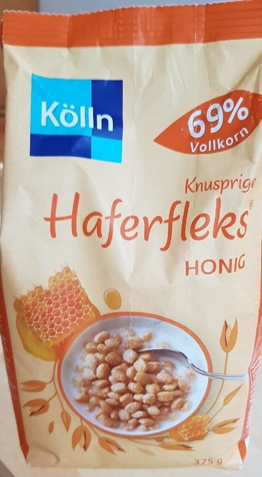 Kölln Knusprige Haferfleks Honig 375g