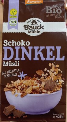 Demeter Bauckhof Dinkel Müsli Schoko 425g