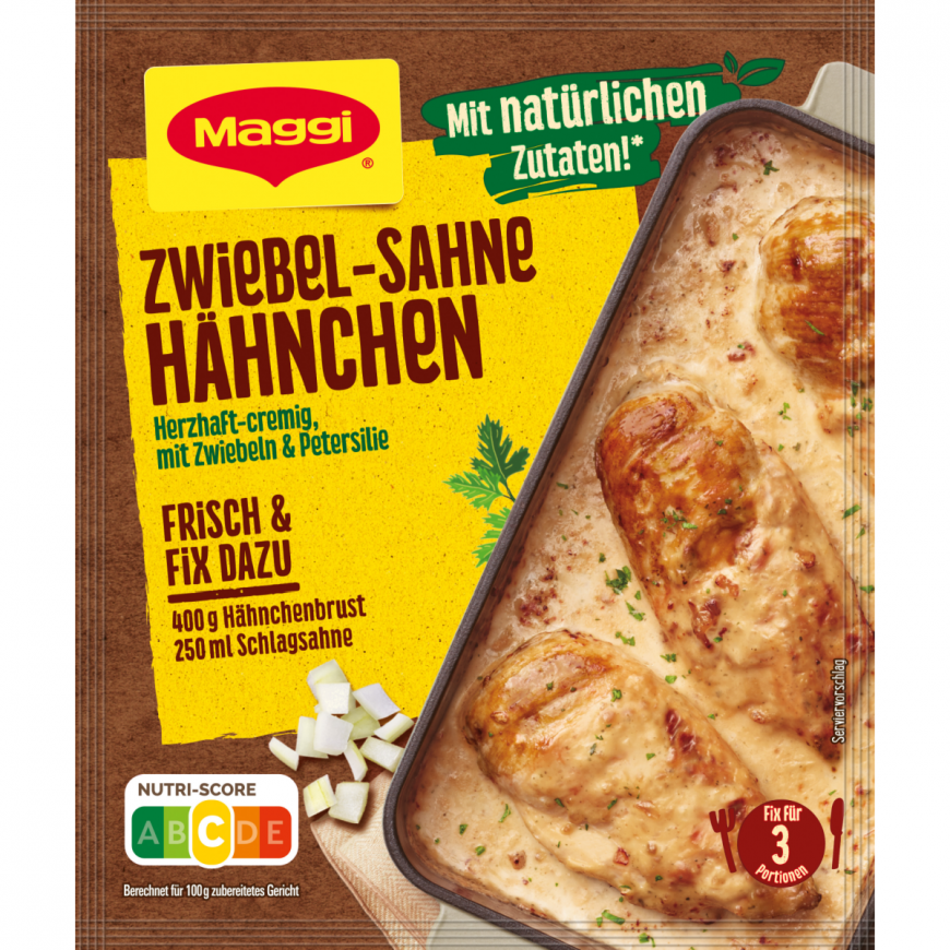 Maggi Fix Zwiebel Sahne Hähnchen 26g