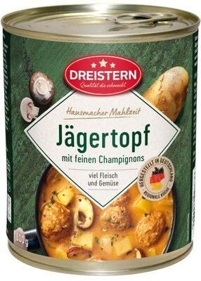 Dreistern Jägertopf mit Fleischbällchen und Kartoffeln 800g