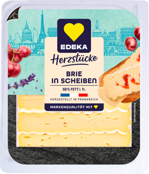 EDEKA Herzstücke Brie Scheiben 150g