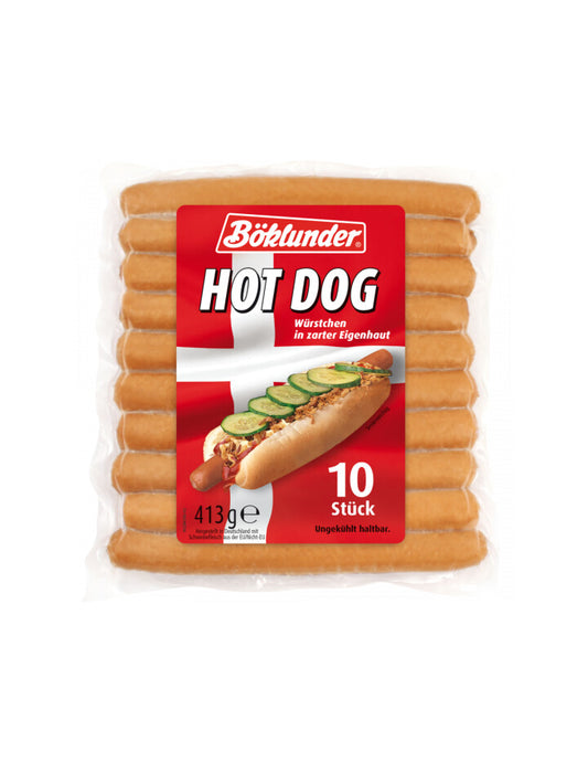 Böklunder Hot Dogs in Eigenhaut Danish Style 10ST 413g