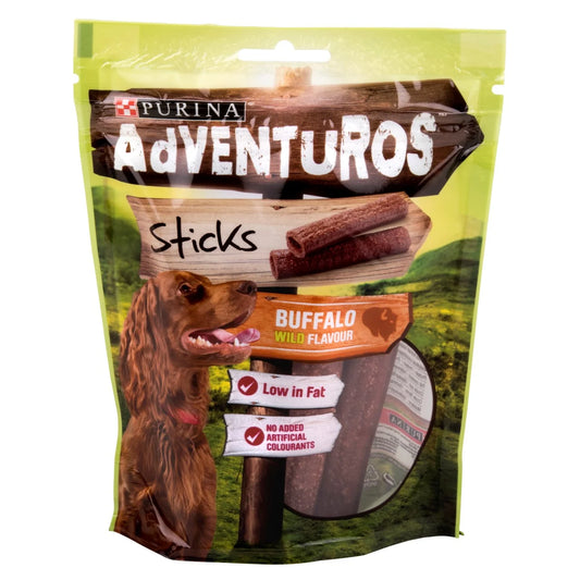 Adventuros Sticks mit wildem Büffelgeschmack 120g