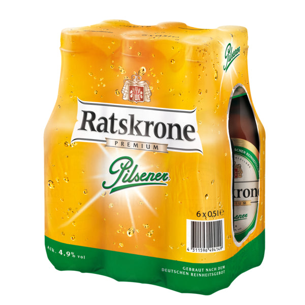 RATSKRONE Premium Pilsener 0,5l PET DPG