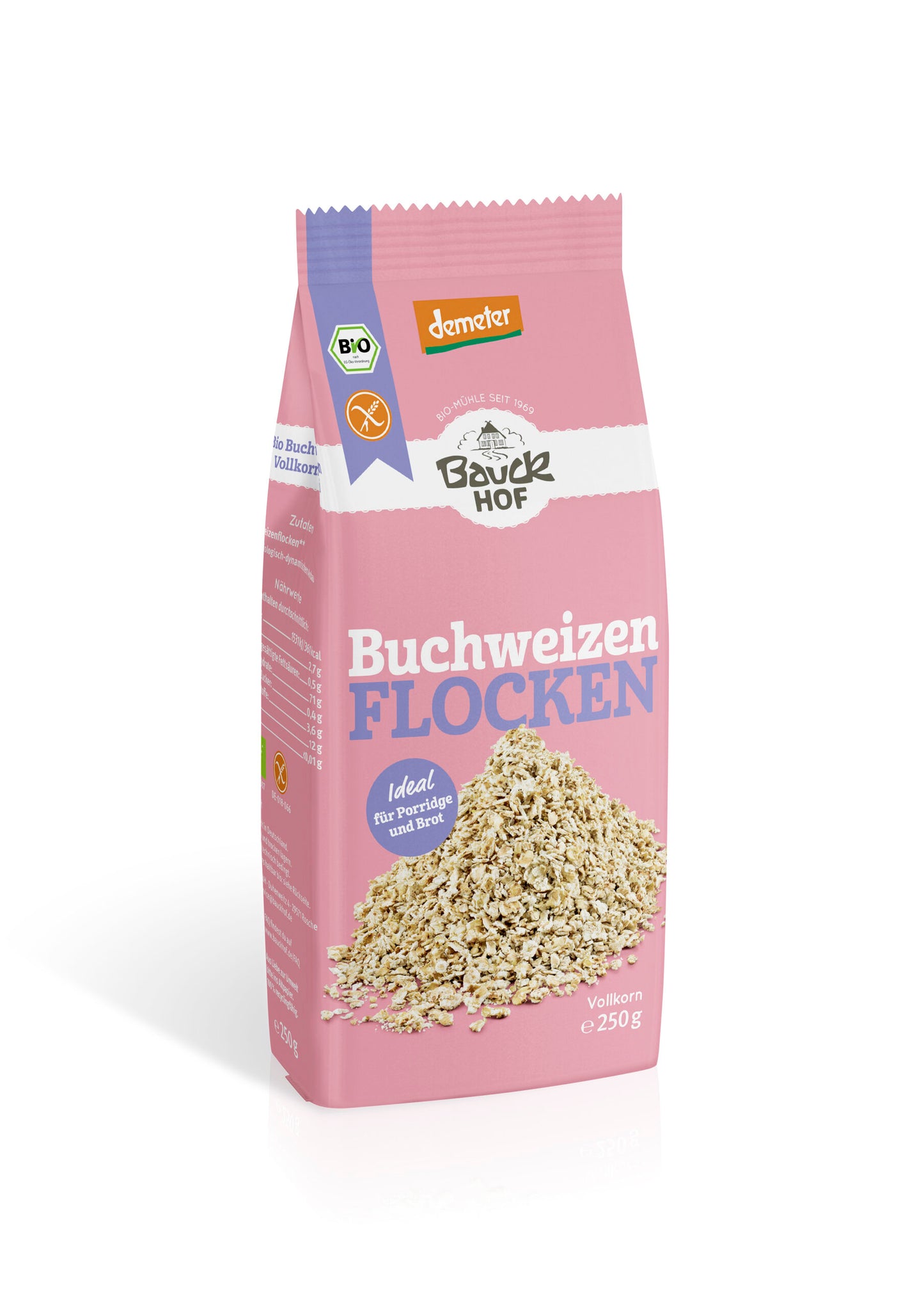 Demeter Bauckhof Buchweizenflocken glutenfrei 250g