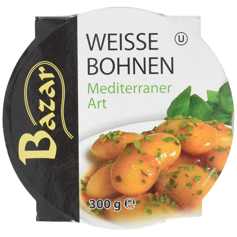 Bazar Weiße Bohnen Mediteran 300g