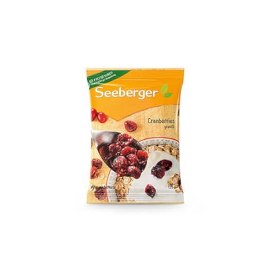 Seeberger Halbierte Cranberries gesüßt, getrocknet, ungeschwefelt 350g