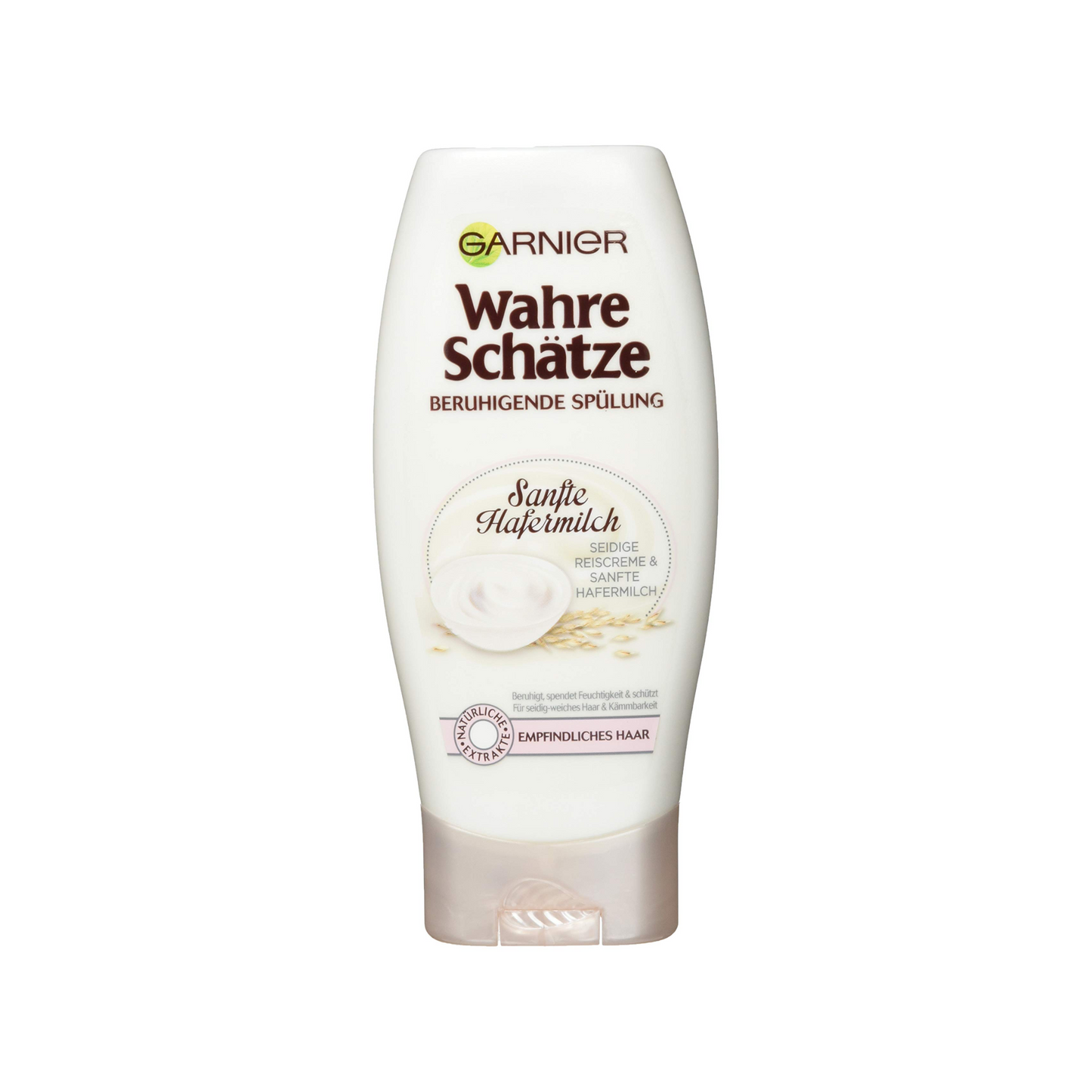 Garnier Wahre Schätze Spülung seidige Reiscreme mit sanfte Hafermilch für empfindliches Haar 200ml