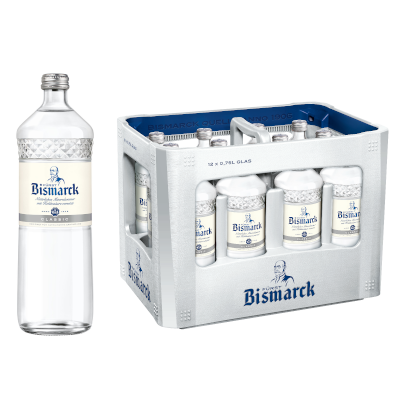 Fürst Bismarck Mineralwasser Classic Glasflasche 12 x 0,75l