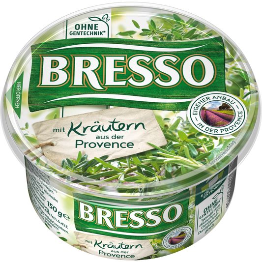 Bresso Frischkäse Kräuter der Provence 62% Doppelrahmstufe 150g