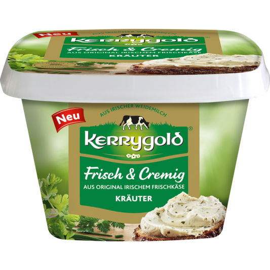 Kerrygold Frisch & Cremig aus original irischem Frischkäse Kräuter 150g