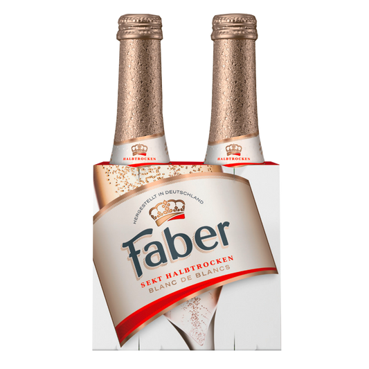 Faber Sekt halbtrocken 2x0,2l