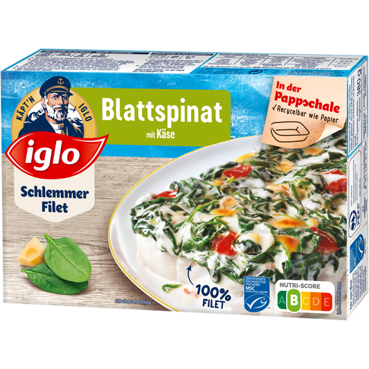 MSC Iglo Schlemmer-Filet Blattspinat 380g