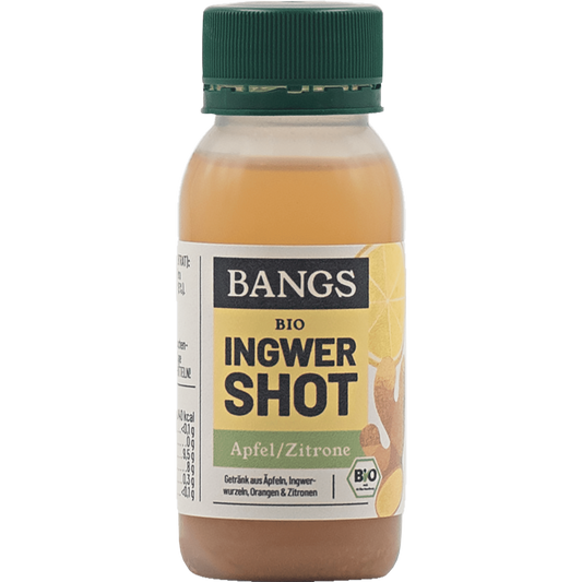 Bio Bangs Ingwer Shot mit Apfel&Zitrone 0,3l DPG