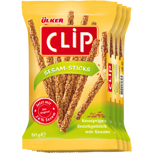 Ülker Clip Sesam Sticks 4x50g