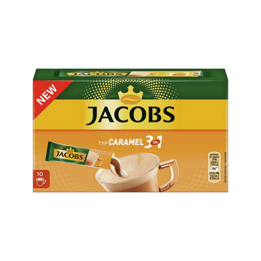 Jacobs Kaffee Instant Getränk Caramel 3in1 10x16,9g