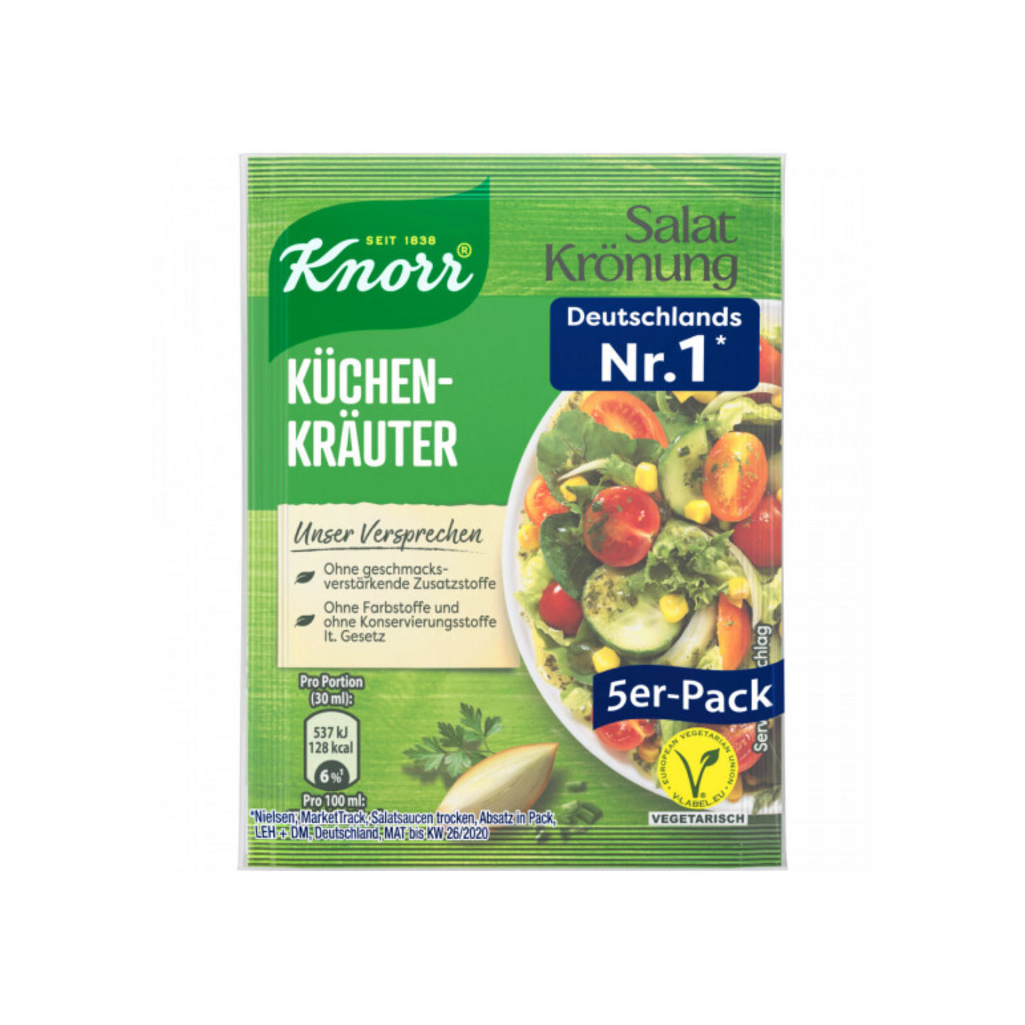 Knorr Salatkrönung trocken Küchenkräuter für 450ml 40g