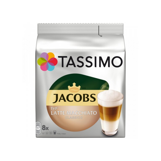 Tassimo Jacobs Kapseln Latte Macchiato Classico 8+8ST 264g