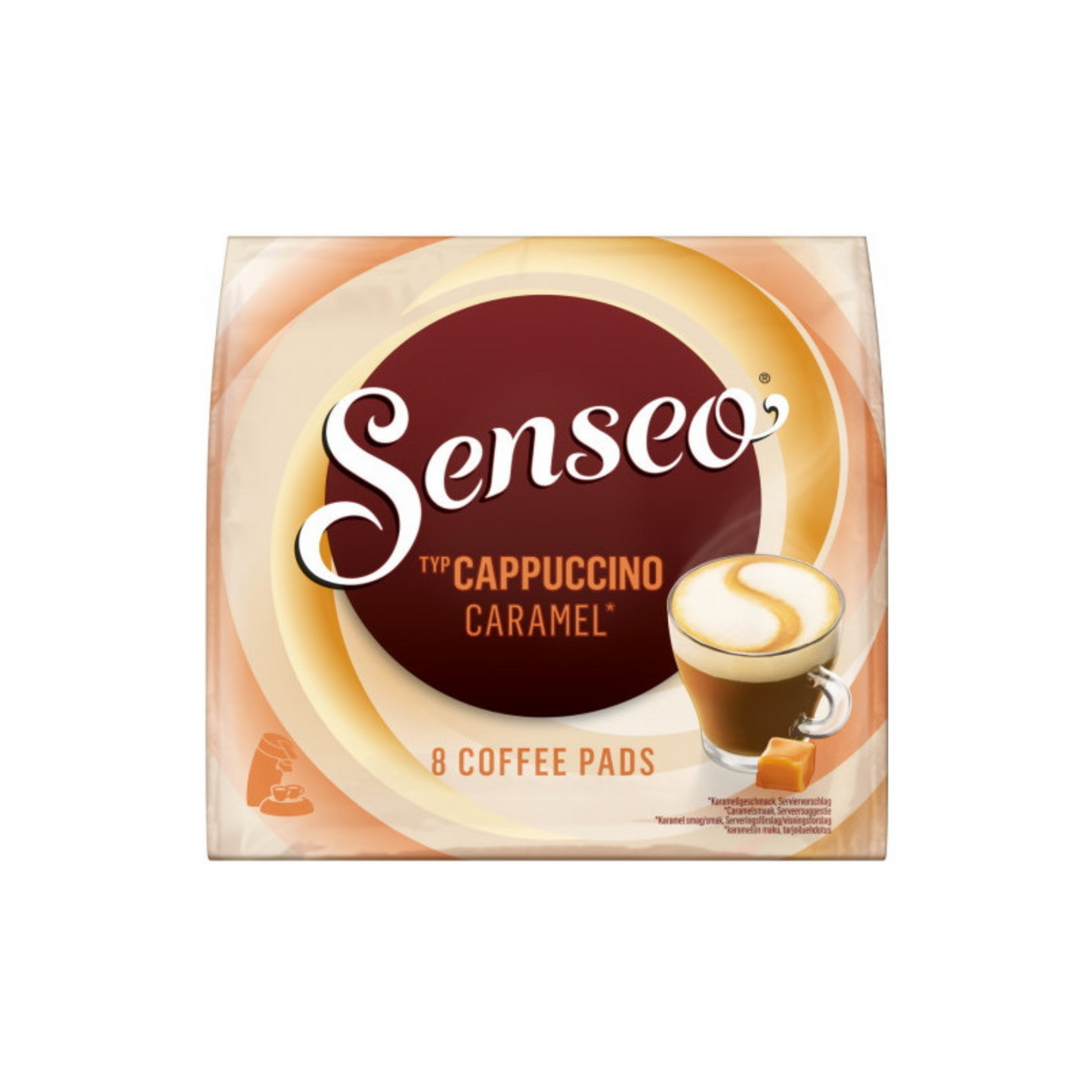 Senseo Kaffeepads Cappuccino/Caramel 8ST 92g