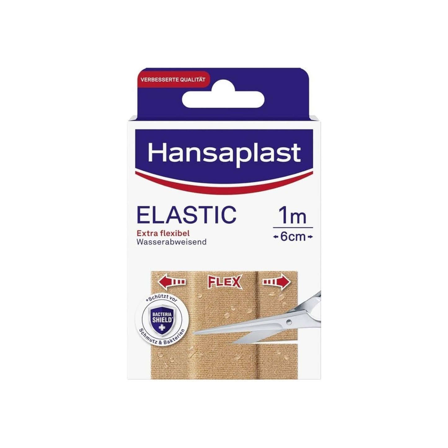 Hansaplast Elastic Pflaster 1mx6cm 10ST