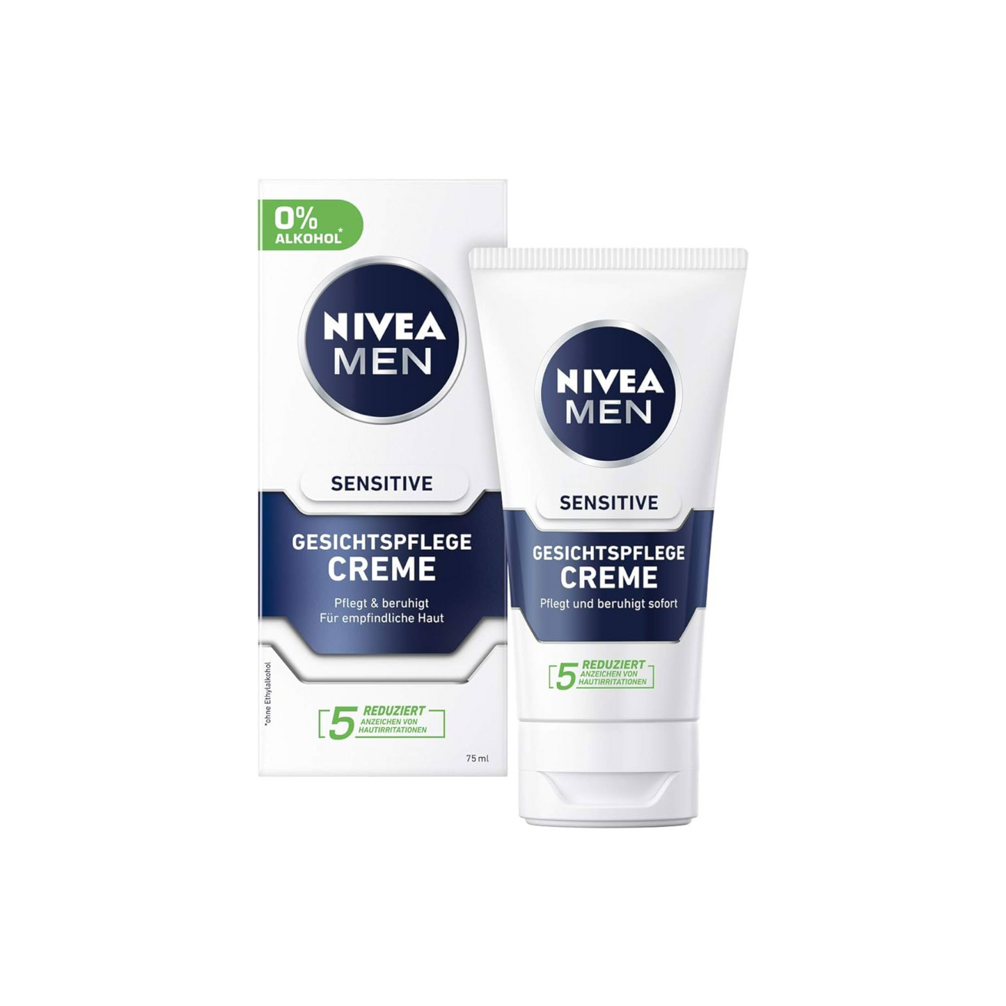 Nivea Men Sensitive Gesichtspflegecreme ohne Parfüm 75ml