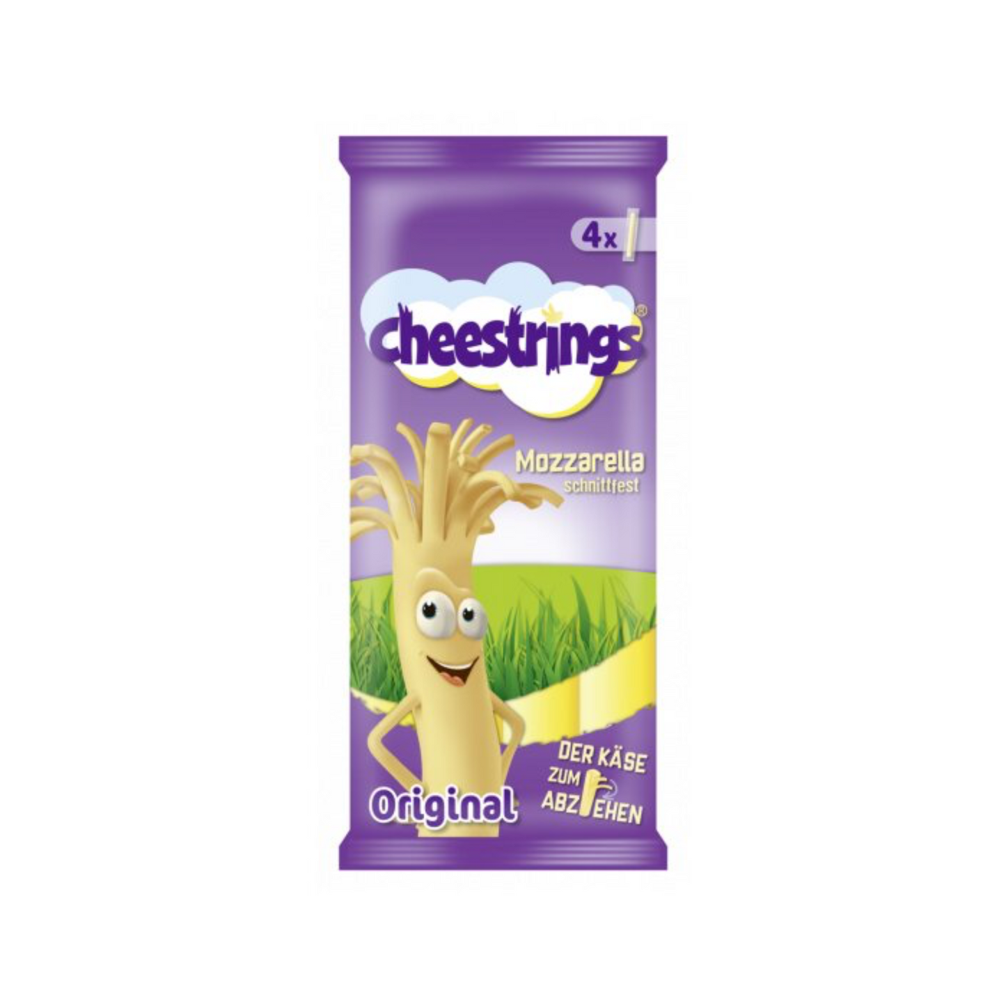 Kerry Cheestrings milde Käsestangen 40% Fettstufe 4x20g