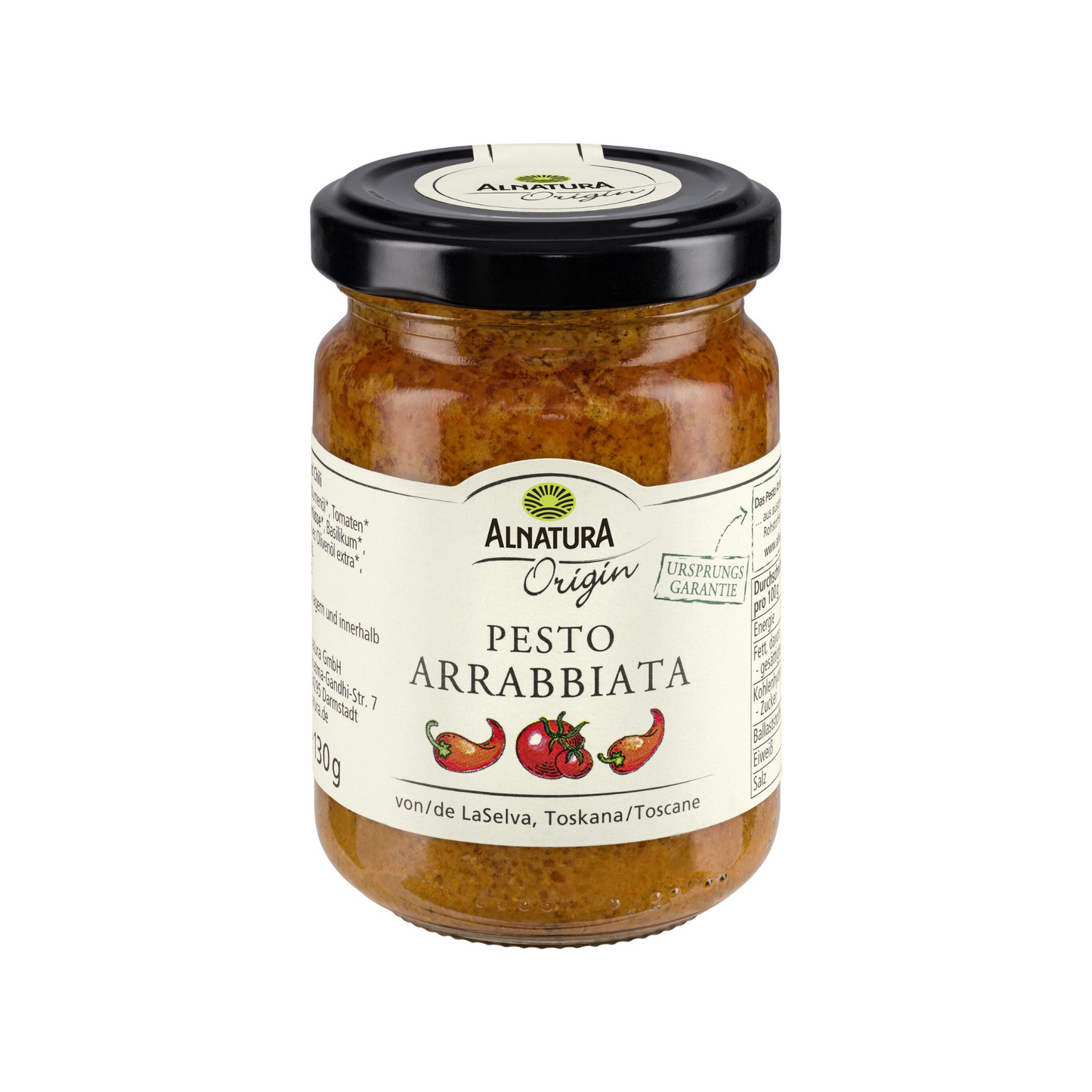 Bio Alnatura Pesto Arrabbiata 130g