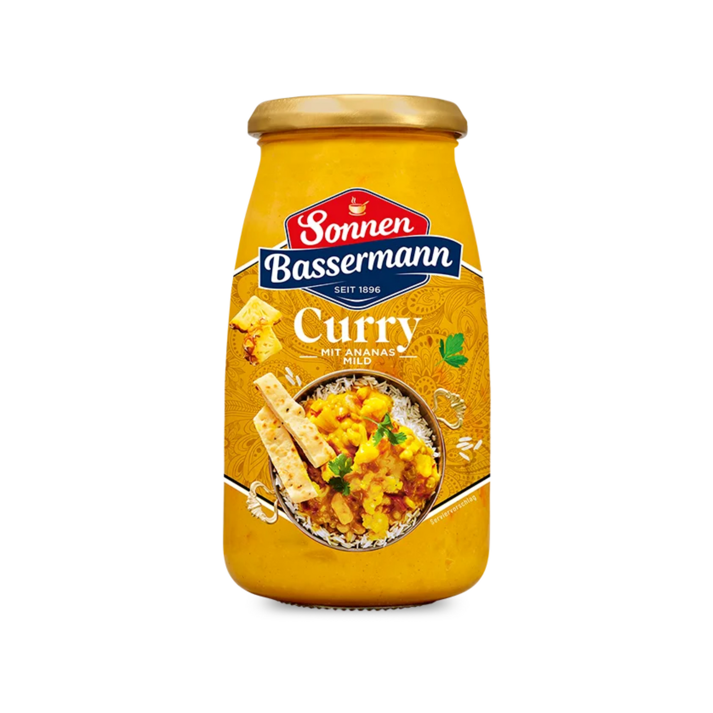 Sonnen Bassermann Fertigsauce Curry mit Ananas mild 520g