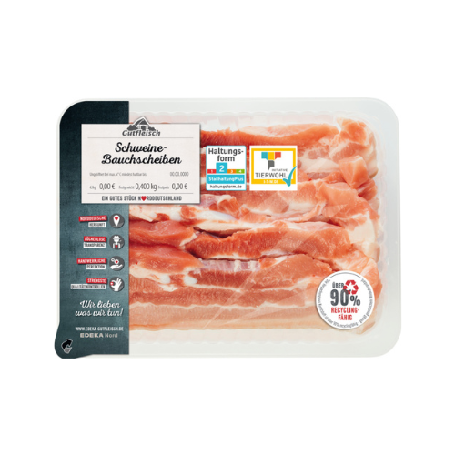 Gutfleisch Schweine-Bauchscheiben 400g