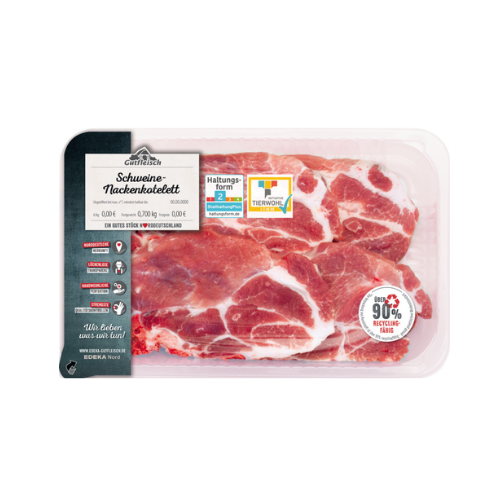 Gutfleisch Schweine-Nackenkotelett 700g