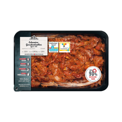 Gutfleisch Schweinegeschnetzeltes Gyros Art 900g