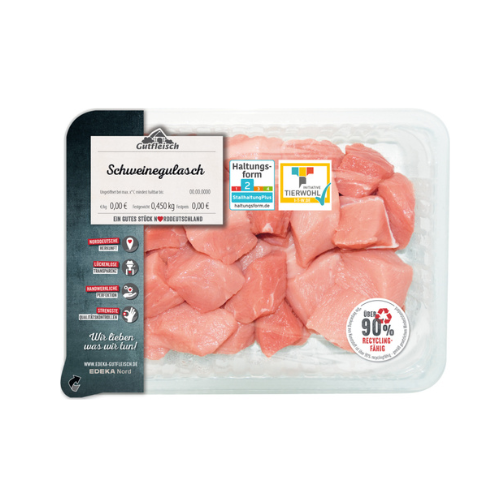 Gutfleisch Schweinegulasch 450g