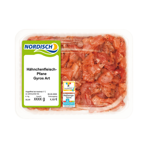 Nordisch Hähnchengeschnetzeltes Gyros Art 400g