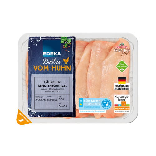 Bestes v.Huhn Hähnchen-Minutenschnitzel frisch 350g QS ITW