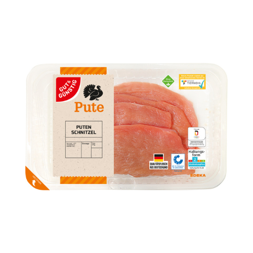 Gut&Günstig Puten Schnitzel 500g