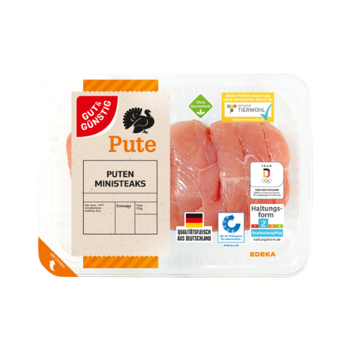 Gut&Günstig Puten Ministeaks 400g