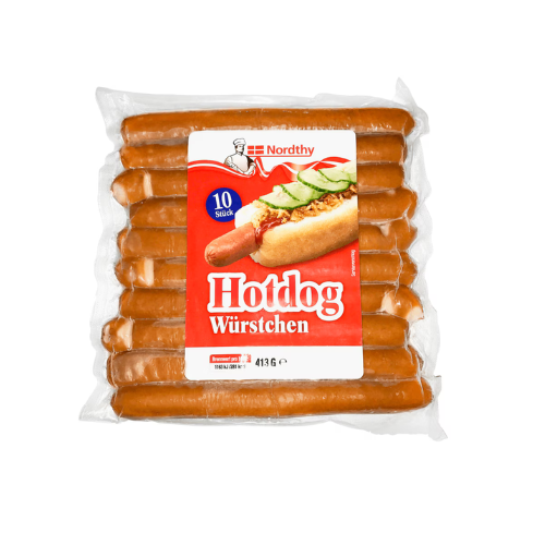 Nordthy Hot Dog Würstchen 10ST 413g