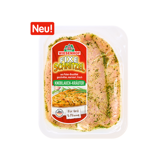 Wiesenhof Putenschnitzel Knoblauch Kräuter ca.400g