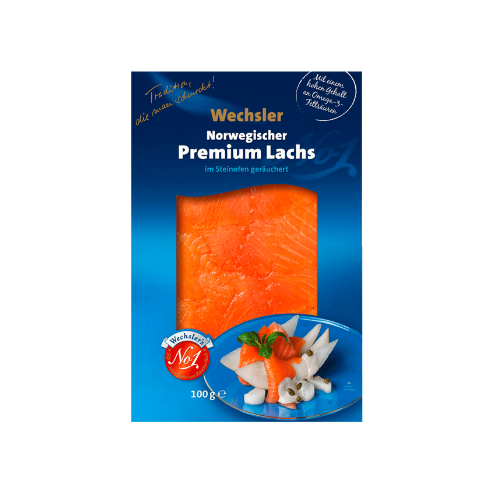 Wechslers Norwegischer Lachs geräuchert 100g