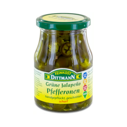 Feinkost Dittmann Jalapenoringe grün 300g