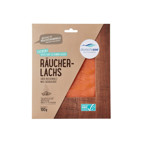 ASC Deutsche See Graved Lachs in Scheiben 100g