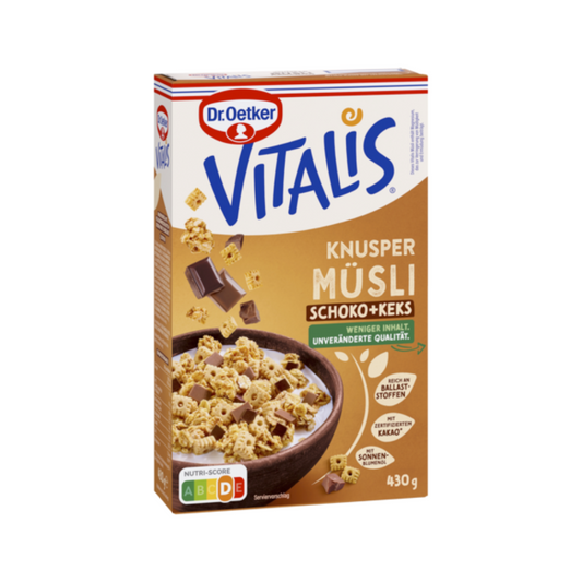 Dr.Oetker Vitalis Knuspermüsli Schoko Keks 430g