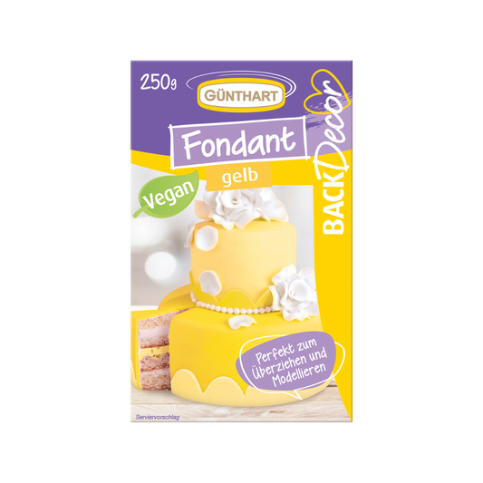 Günthart Royal Fondant gelb 250g